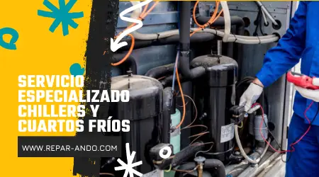 servicio de reparación de chiller y cuartos frios